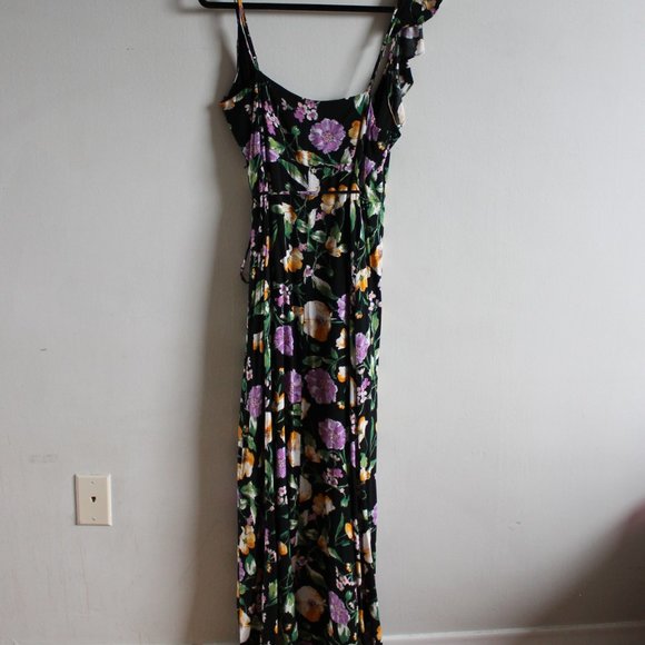 LE LIS Floral Wrap Maxi Dress / Medium NWOT - Picture 11 of 12